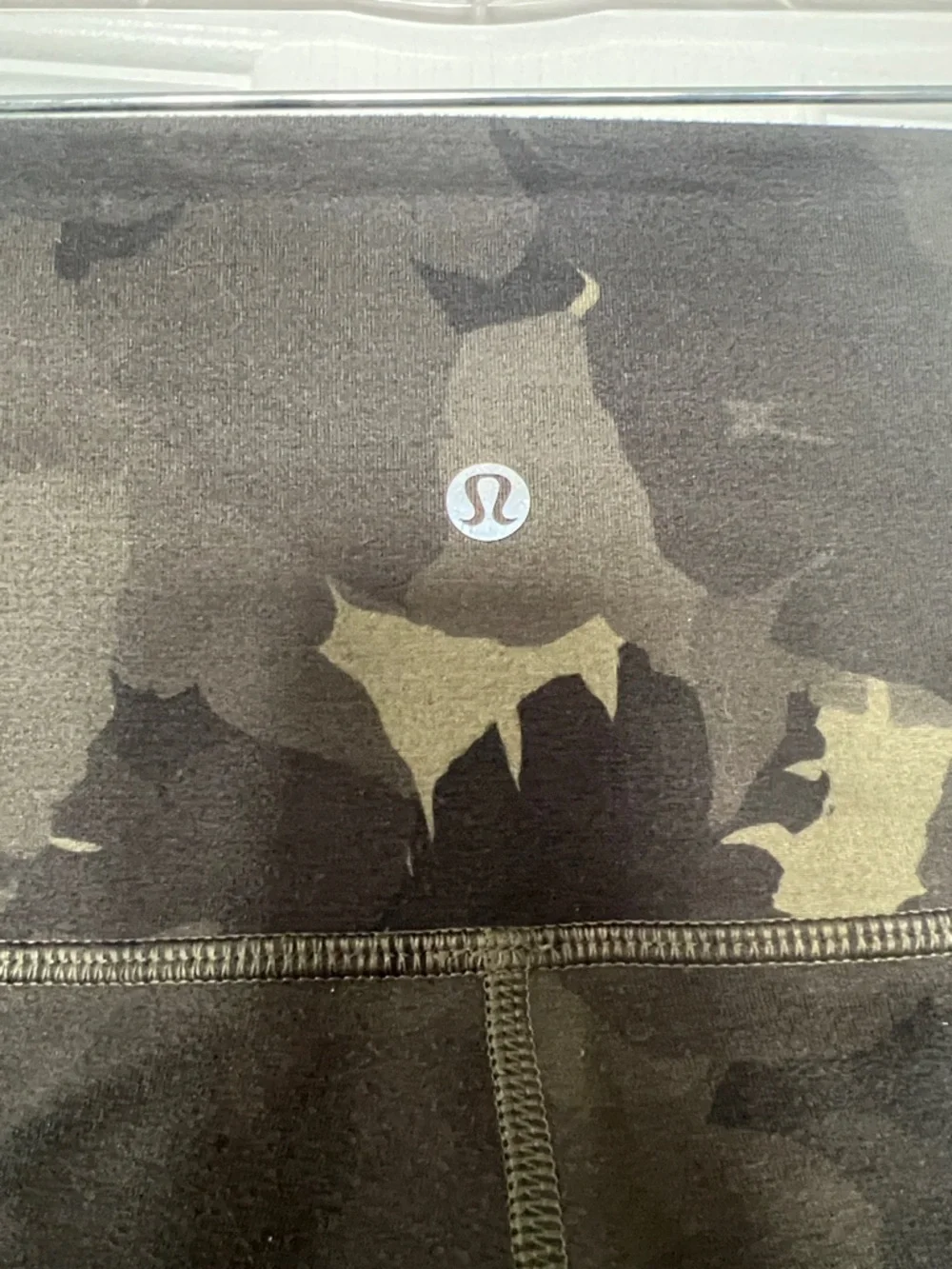 lululemon athletica Olive Green & Black Camo High-Rise Leggings - Picture 3 of 3
